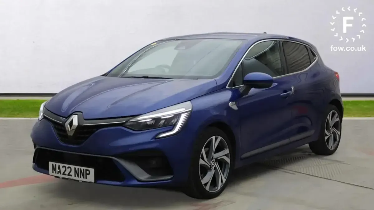 Used Renault Clio RS Line 90 HP (66 kW) 2022 Blue Hatchback