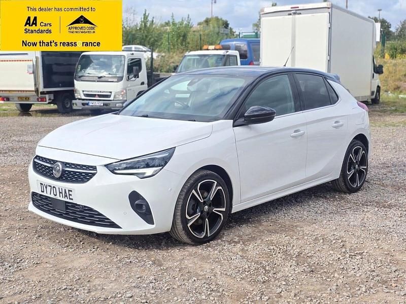 Used Vauxhall Corsa Elite 100 HP (73 kW) 2020 White Hatchback