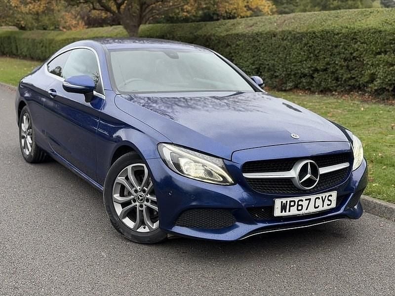 Used Mercedes C200 184 HP (135 kW) 2017 Blue Coupe