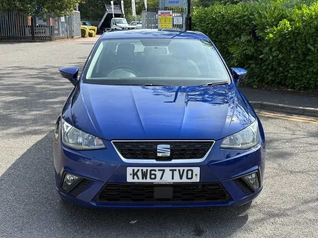 Used Seat Ibiza SE 95 HP (69 kW) 2017 Blue Hatchback