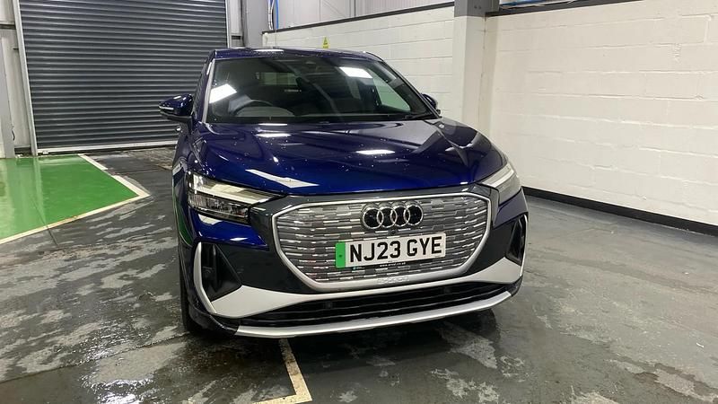 Used Audi Q4 e-tron S-Line 150 kW (204 HP) 2023 Blue SUV