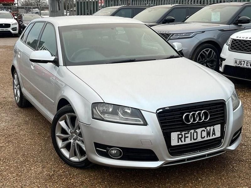 Silver Used 2010 Audi A3 Sportback Sport Hatchback | £1,750 (Good price) - Image 1/4