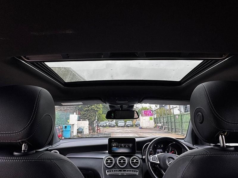 Used Mercedes GLC350 AMG line 258 HP (189 kW) 2017 White Coupe