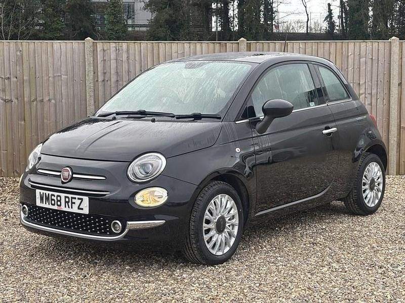 Used Fiat 500 Lounge 69 HP (50 kW) 2019 Black Hatchback