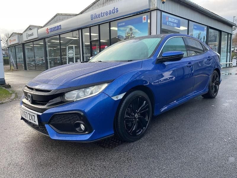 Used Honda Civic EX 129 HP (94 kW) 2017 Blue Hatchback