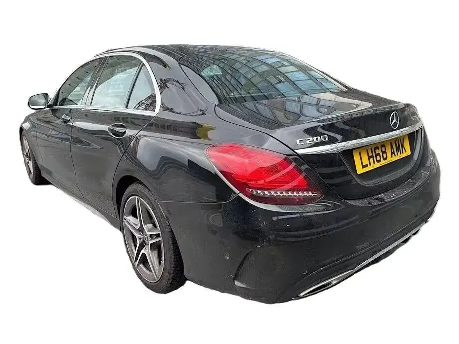 Usado Mercedes C200 AMG line 2019 Preto Sedan