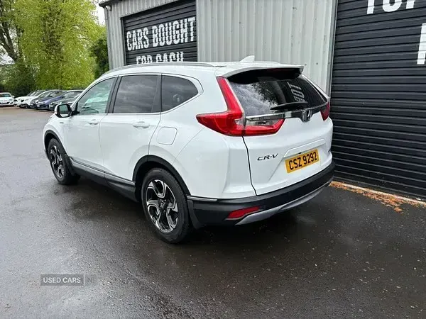 Begagnad Honda CR-V Hybrid 2019 Vit SUV