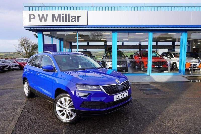 Blue Used 2019 Skoda Karoq SE L SUV | £9,999 (Super price) - Image 1/4