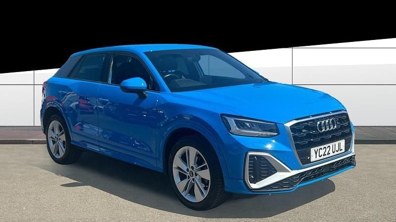 Blue Used 2022 Audi Q2 S-Line SUV | £22,000 (Good price) - Image 1/4