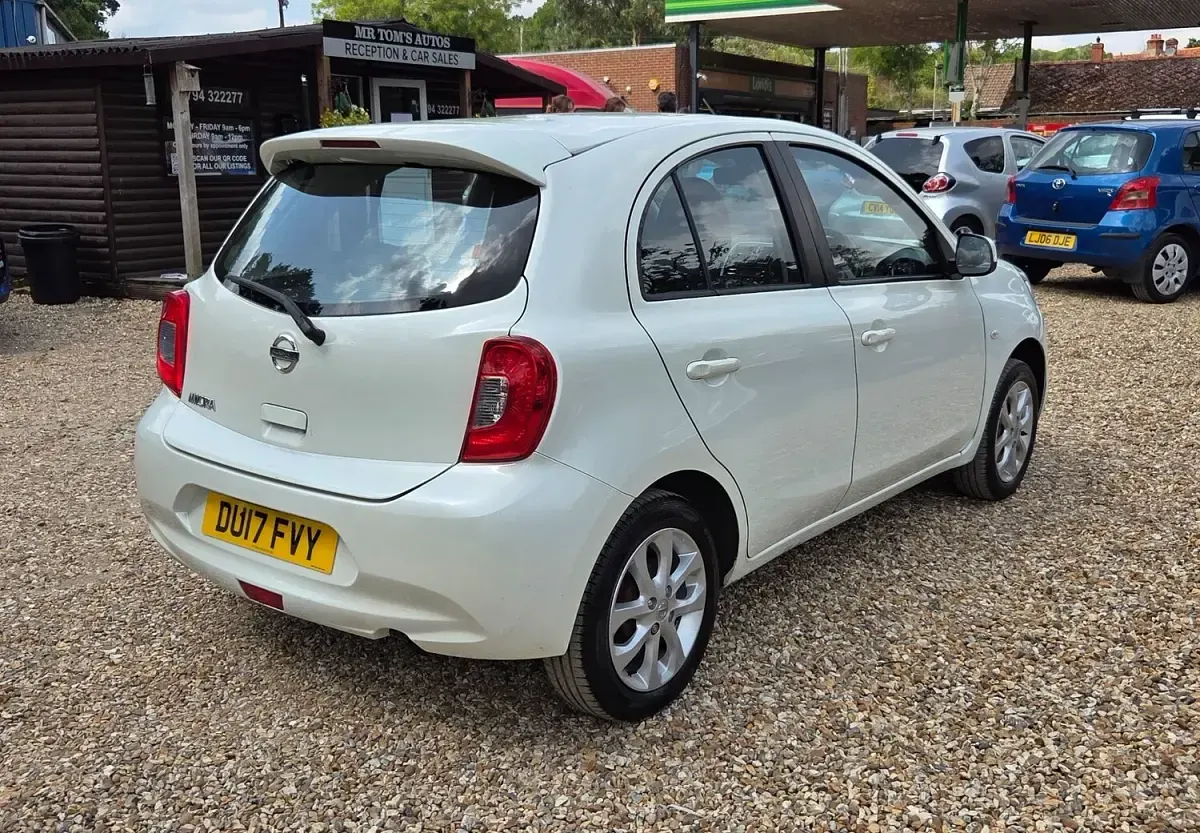 Used Nissan Micra Acenta 2017 White Hatchback