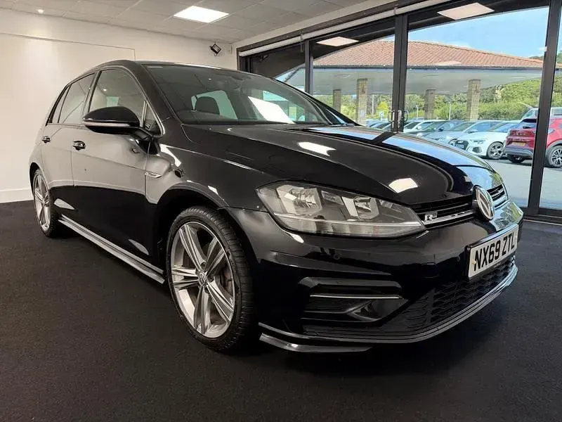 Used VW Golf VII R-line 150 HP (110 kW) 2019 Black Hatchback