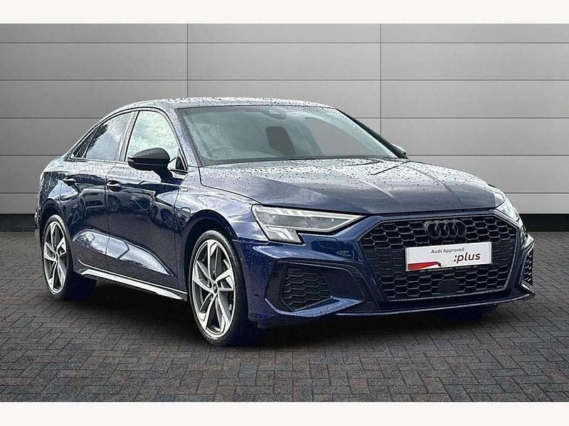 Navarra blue Used 2024 Audi A3 Black Edition Sedan | £27,795 (A bit pricey) - Image 1/4