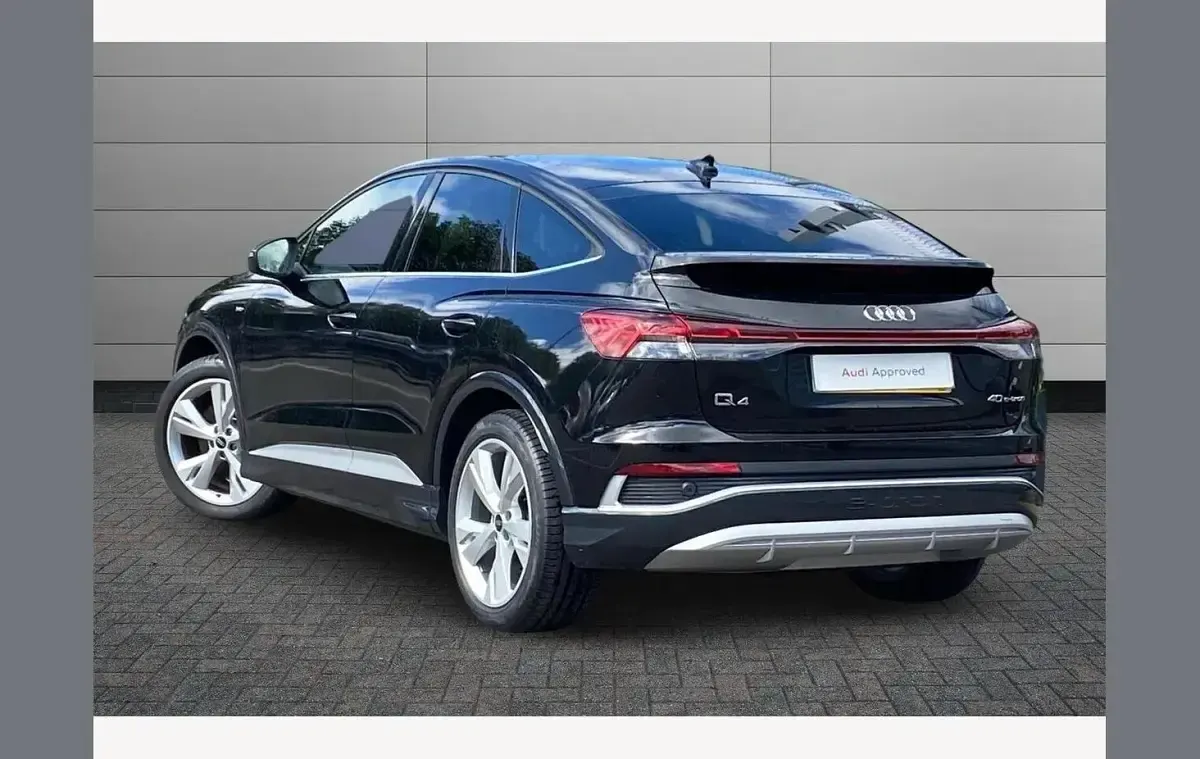 Used Audi Q4 e-tron S-Line 150 kW (204 HP) 2023 Black SUV