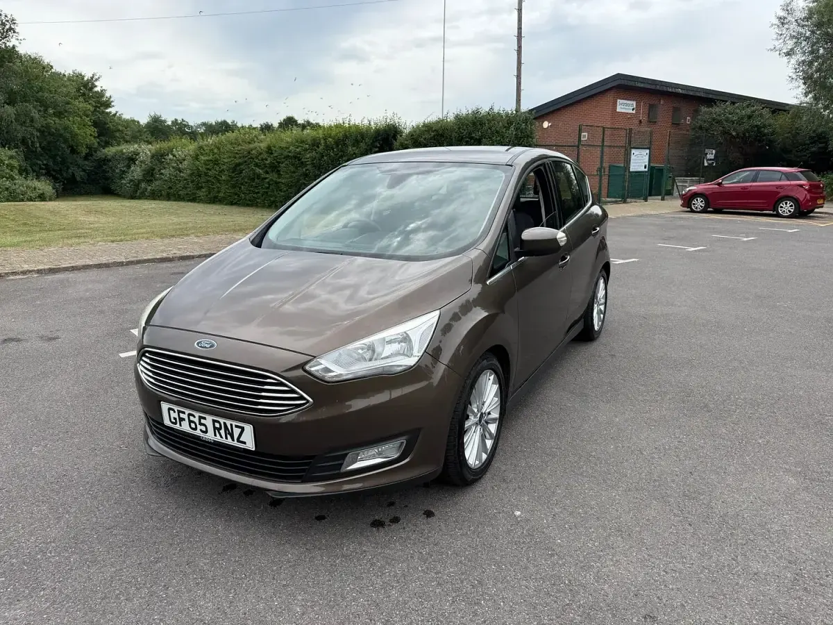 Used Ford C-MAX Titanium 150 HP (110 kW) 2015 Brown MPV