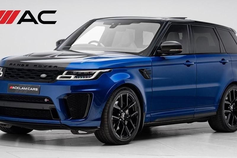 Used Land Rover Range Rover Sport SVR 575 HP (422 kW) 2022 Blue SUV