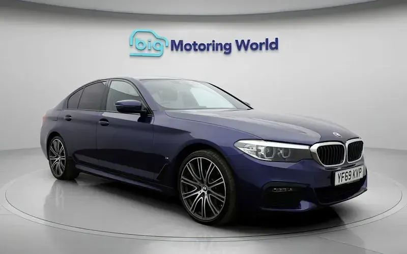 Used BMW 530e M Sport 252 HP (185 kW) 2019 Blue Sedan