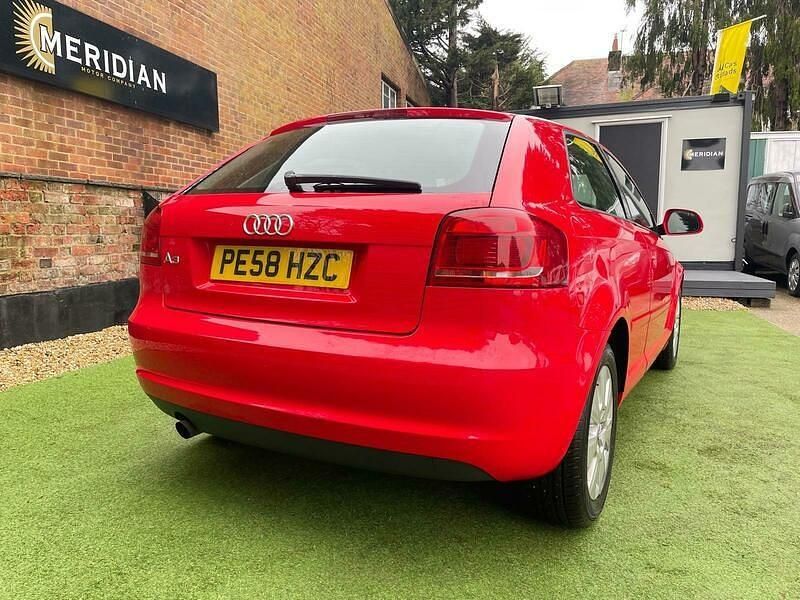 Used Audi A3 2008 Red Hatchback