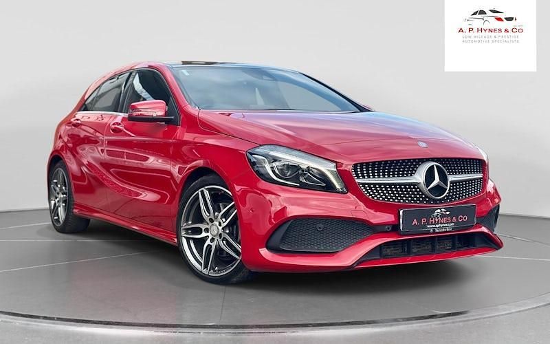 Red Used 2017 Mercedes A200 AMG Line Premium Plus Hatchback | £13,690 (A bit pricey) - Image 1/4