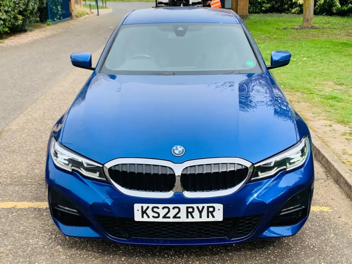Used BMW 330e M Sport 292 HP (214 kW) 2022 Blue Sedan