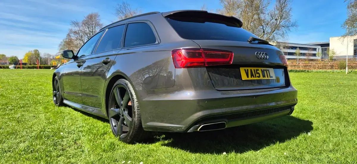 Used Audi A6 Black Edition 320 HP (235 kW) 2015 Grey Estate