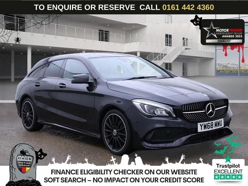 Black Used 2019 Mercedes CLA200 Shooting Brake AMG line Estate | £17,989 (Fair price) - Image 1/4