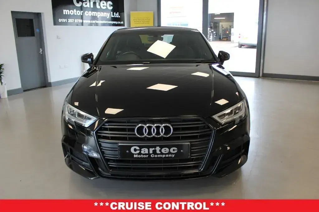 Used Audi A3 Black Edition 116 HP (85 kW) 2019 Black Sedan