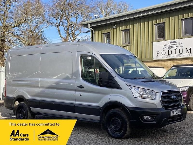 Used Ford Transit Trend 130 HP (95 kW) 2020 Silver Van