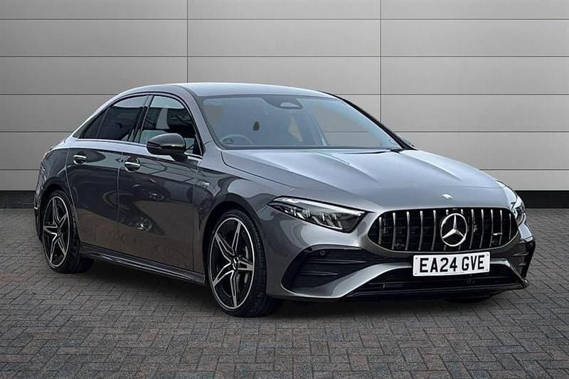 Used Mercedes A35 AMG Premium 306 HP (225 kW) 2024 Mountain grey Sedan
