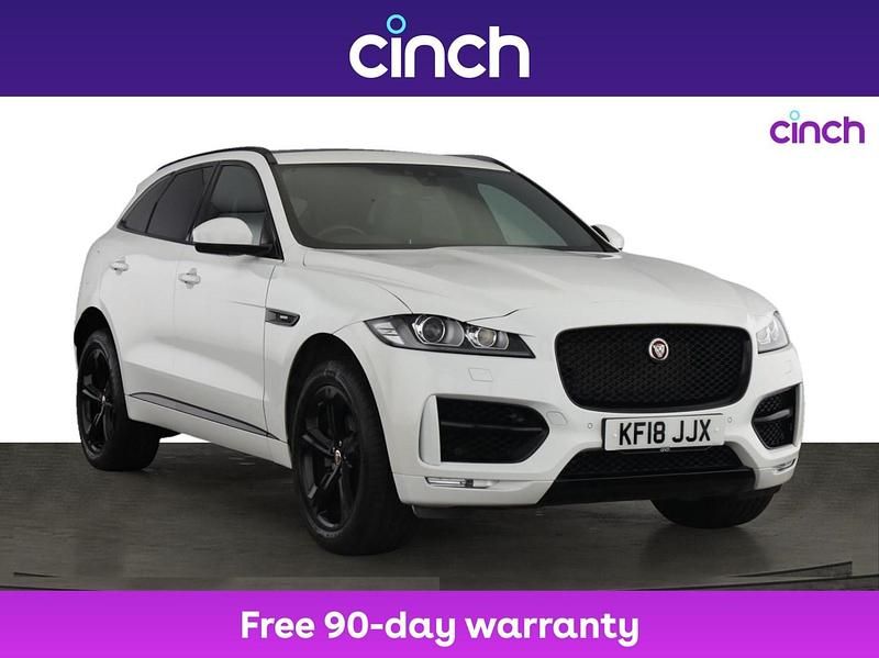 White Used 2018 Jaguar F-Pace R-Sport SUV | £17,999 (Fair price) - Image 1/3