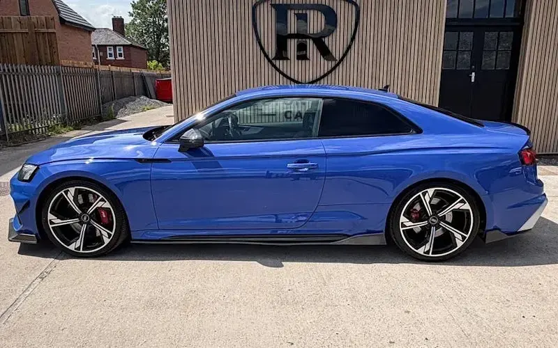 Used Audi RS5 Comfort 450 HP (330 kW) 2021 Blue Coupe