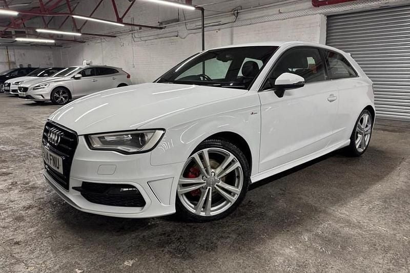 White Used 2014 Audi A3 S-Line Hatchback | £7,050 (Good price) - Image 1/1