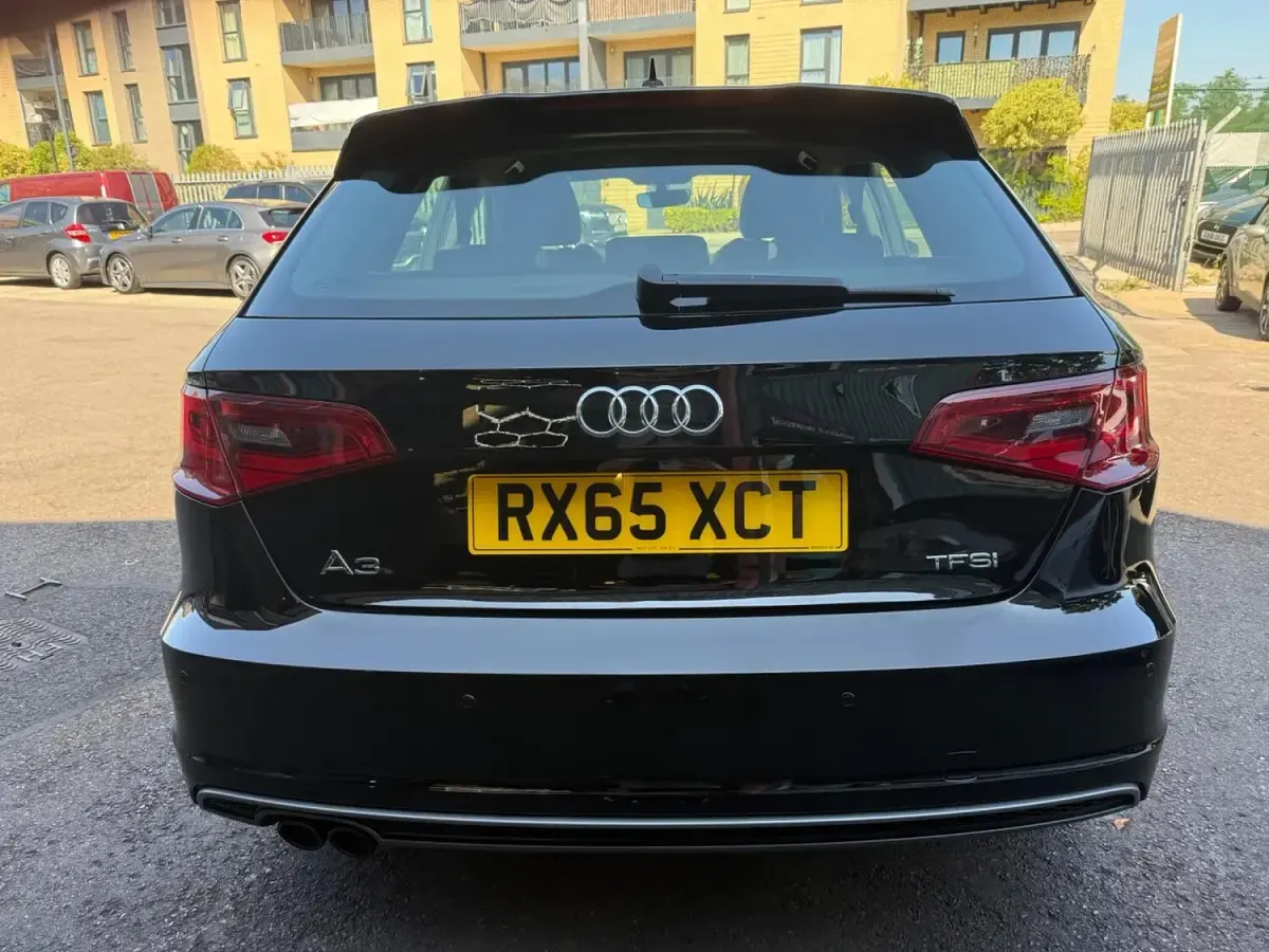 Used Audi A3 Sportback S-Line 2015 Black Hatchback