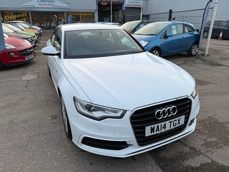 White Used 2014 Audi A6 S-Line Sedan | £9,999 (Fair price) - Image 1/4
