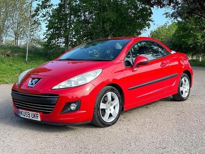 Red Used 2009 Peugeot 207 CC Sport Cabriolet | £1,790 (Fair price) - Image 1/4