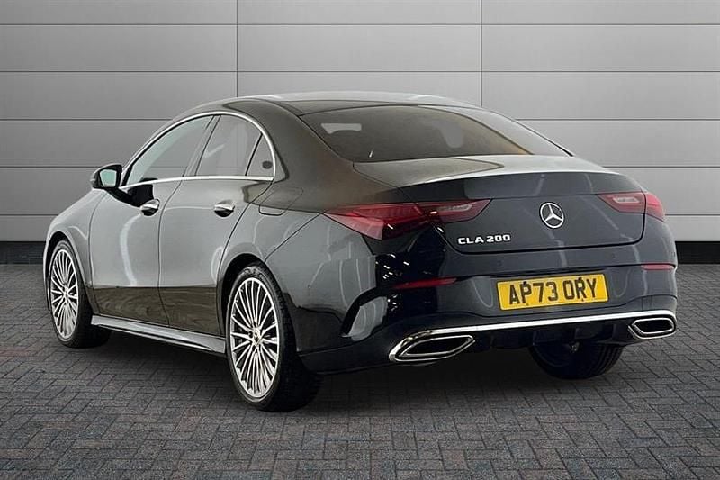 Used Mercedes CLA200 AMG Line Premium 163 HP (119 kW) 2024 Cosmos black Sedan
