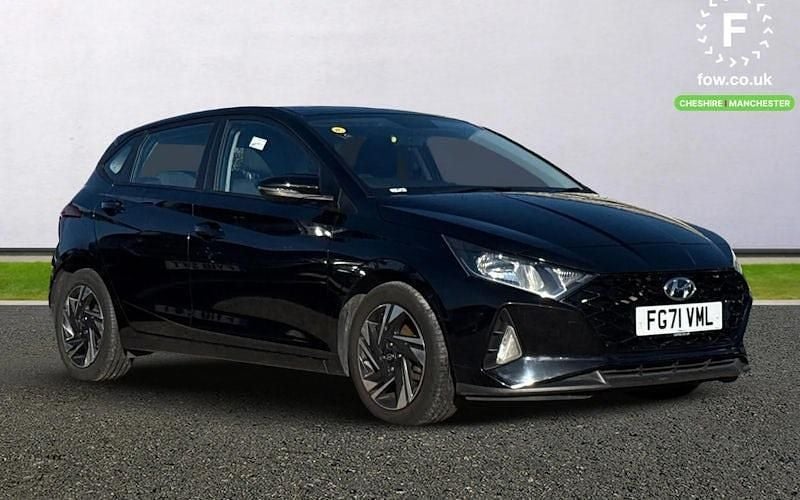 Black Used 2021 Hyundai i20 Hatchback | £12,299 (Fair price) - Image 1/3