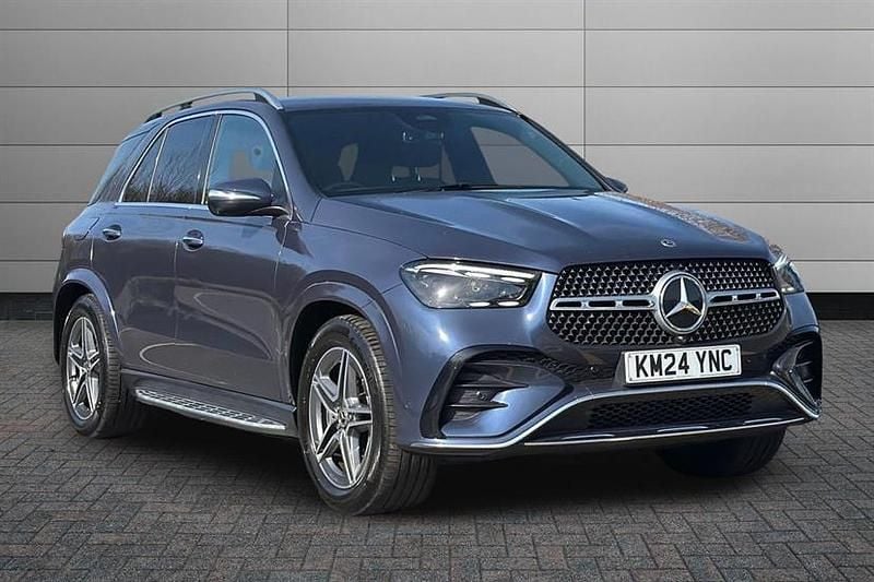 Used Mercedes GLE400 AMG line 381 HP (280 kW) 2024 Sodalite blue Estate