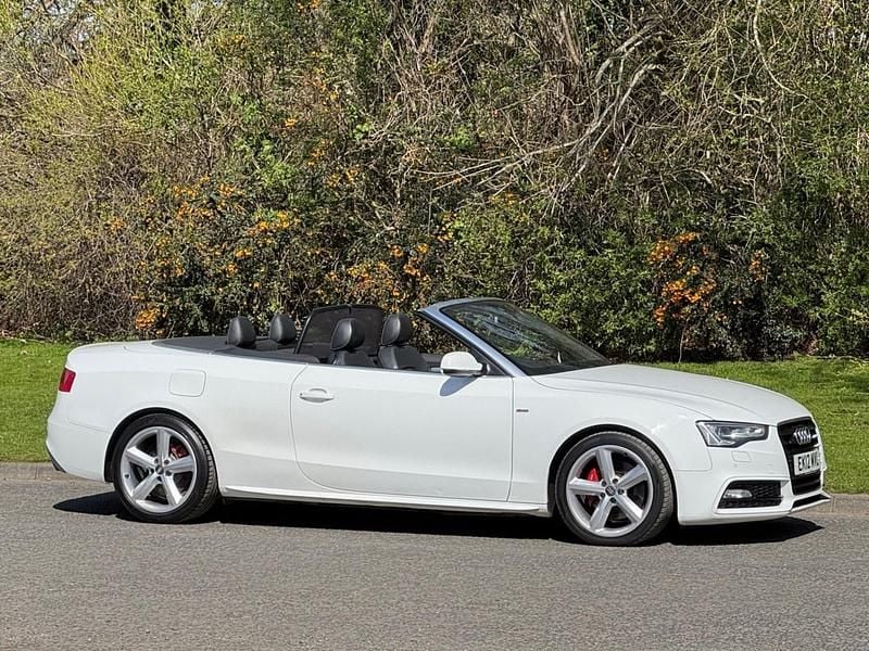 Used Audi A5 Cabriolet S-Line 2012 White Cabriolet