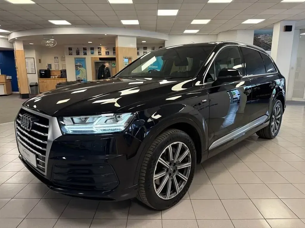 Używany Audi Q7 S-Line 2018 Czarny SUV