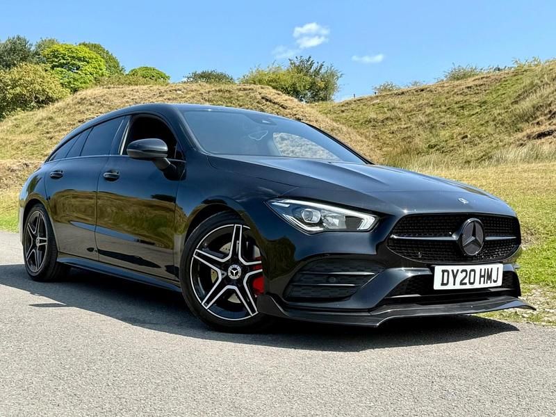 Black Used 2020 Mercedes CLA220 AMG line Sedan | £14,497 (Expensive) - Image 1/4