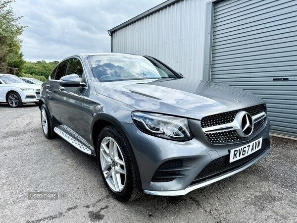 Grey Used 2017 Mercedes GLC220 AMG Line Premium Coupe | £20,850 (Fair price) - Image 1/4