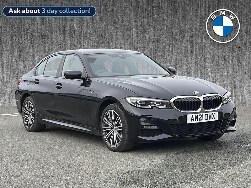 Black Used 2021 BMW 330e M Sport | £22,499 (Fair price) - Image 1/4