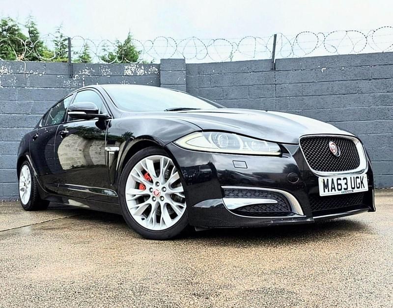 Black Used 2014 Jaguar XF R-Sport Sedan | £4,295 (Good price) - Image 1/4