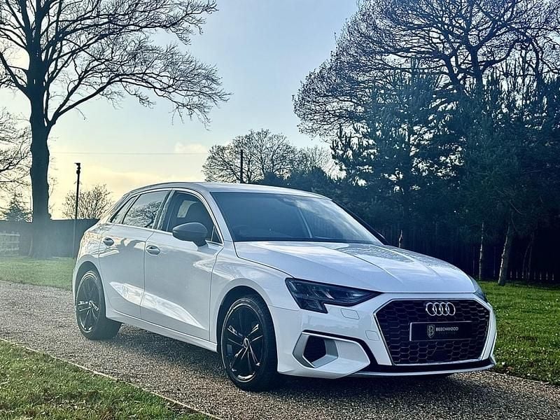 White Used 2022 Audi A3 Sport Hatchback | £19,290 (Good price) - Image 1/4