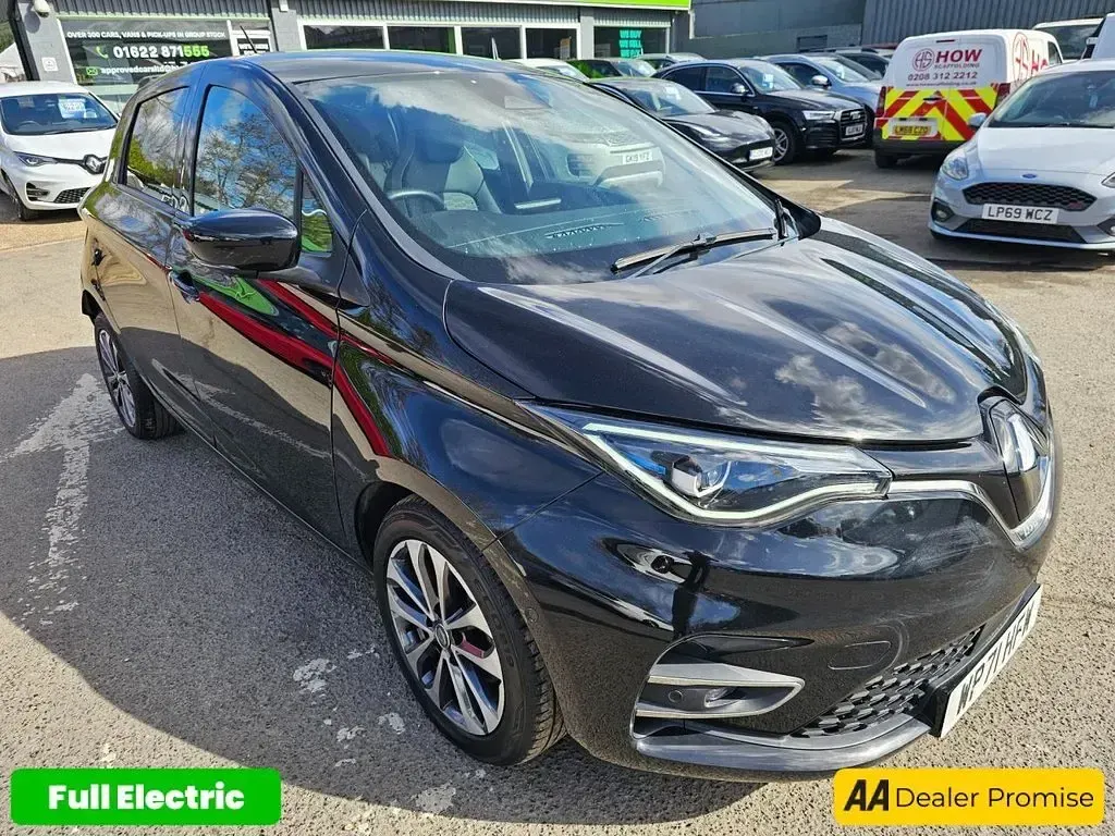 Usado Renault Zoe GT-Line 100 kW (136 CV) 2021 Negro Utilitario
