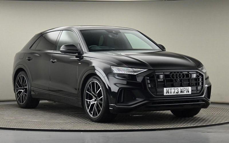 Mythos black metallic Used 2023 Audi Q8 Comfort SUV | £56,500 (Expensive) - Image 1/4