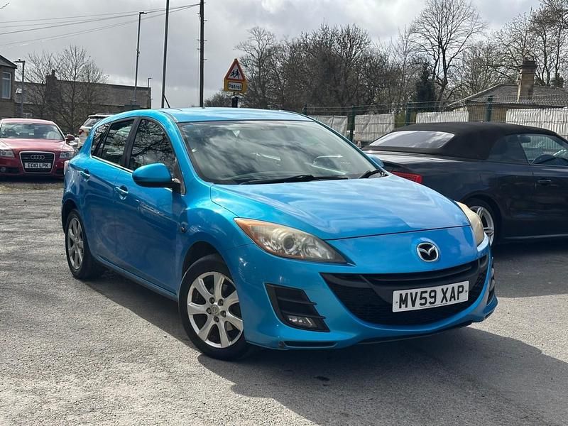 Used Mazda 3 105 HP (77 kW) 2009 Blue Hatchback