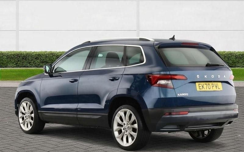 Used Skoda Karoq SE L 150 HP (110 kW) 2020 Blue SUV