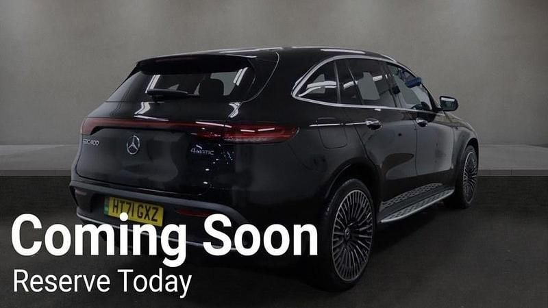 Used Mercedes EQC400 AMG line 300 kW (408 HP) 2021 Black SUV