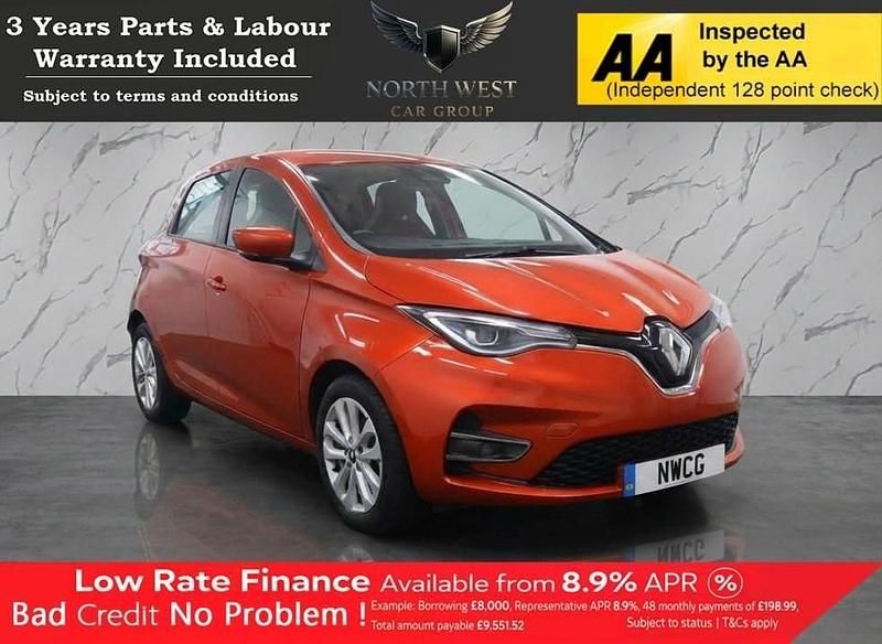 Used Renault Zoe Iconic 80 kW (109 HP) 2021 Red Hatchback